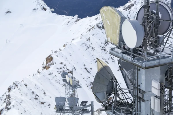 Estación meteorológica en los Alpes — Foto de Stock