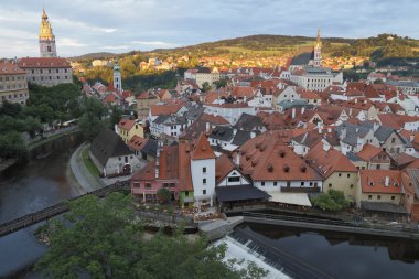 Dusk, South Bohemia, Çek Cumhuriyeti, Cesky Krumlov