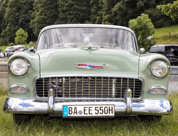 Franken, Németország, 2016. június 18.: első részlete amerikai vintage autó — Stock Fotó