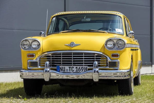 Vintage amerikai sárga Taxi-Taxi — Stock Fotó