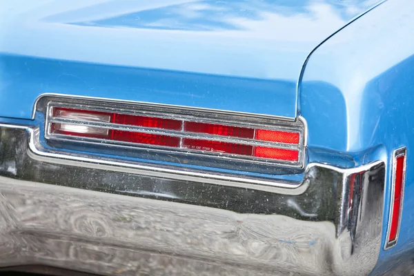 Detalhe Traseiro Carro Vintage Dos Eua — Fotografia de Stock