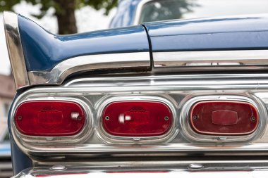 Biberach, Almanya, 31 Ağustos 2013 arka detay bizim eski model araba