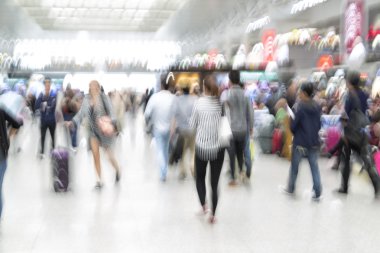 Hareket Bulanıklığı, Havaalanı iç Gezgin siluetleri