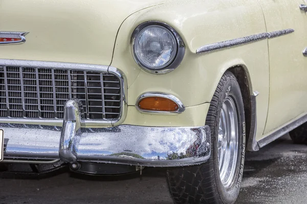 Franken, Γερμανία, 21 Ιουνίου 2015: American vintage αυτοκίνητο, μπροστινά det — Φωτογραφία Αρχείου