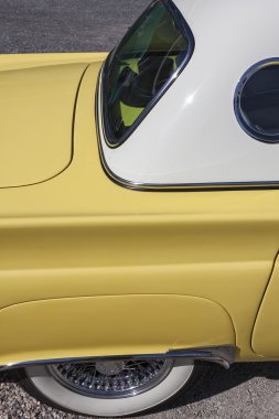 Dornbirn, Avusturya, 12 Haziran 2011: arka Ford Thunderbir detay