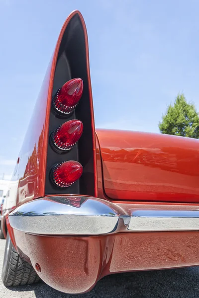Dornbirn, Oostenrijk, 12 juni 2011: detail van Ford vintage ca aan de achterkant — Stockfoto