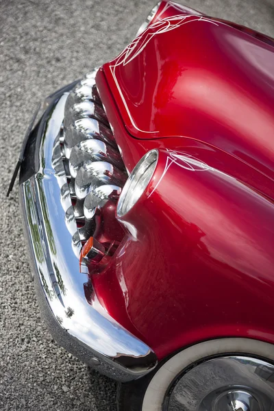 Detalhe Frontal 1951 Mercury Coupe Carro Vintage — Fotografia de Stock