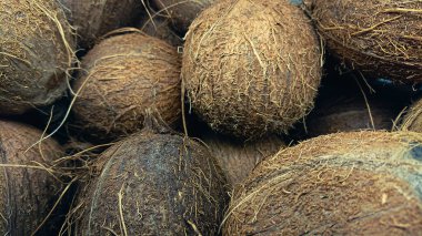 Hindistan cevizlerinin doku arkaplanı