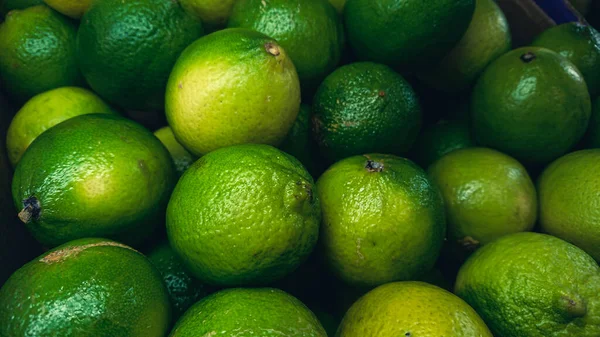 Texture Fond Plein Cadre Limes Vert Mûr — Photo
