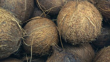 Hindistan cevizlerinin doku arkaplanı