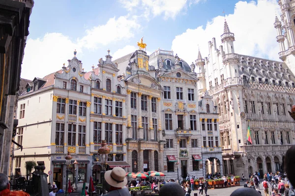 Bruxelles Belgique Mai 2018 Vue Ancienne Grand Place Gothique Aussi — Photo