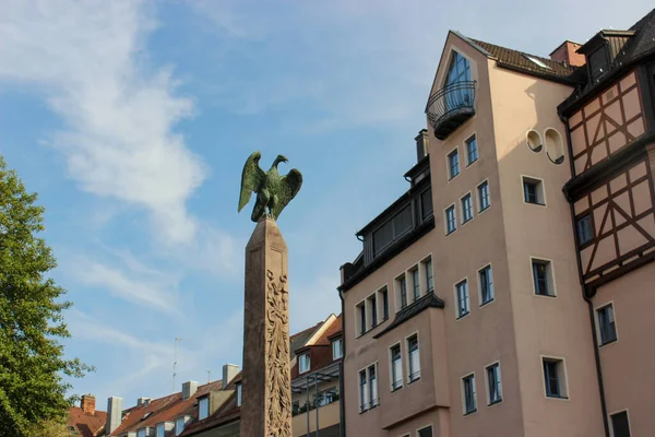 Nuremberg Alemania Agosto 2018 Una Mirada Las Casas Antiguas Los —  Fotos de Stock