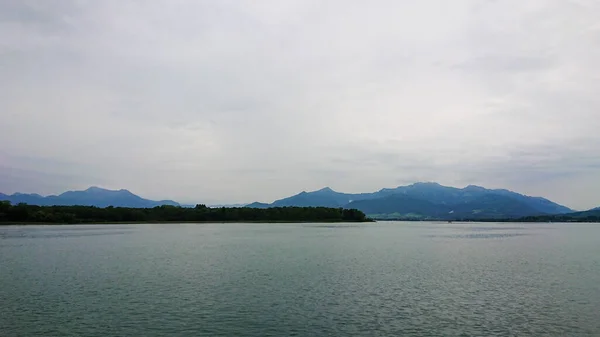 Vista Sobre Lake Chiemsee Baviera Alemanha — Fotografia de Stock