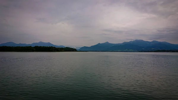 Vista Sobre Lake Chiemsee Baviera Alemanha — Fotografia de Stock