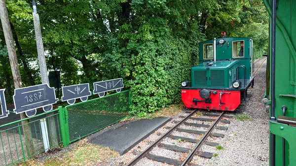 Prien Chiemsee Bayern August 2018 Chiemsee Bahn Zug Und Wagen — Stockfoto