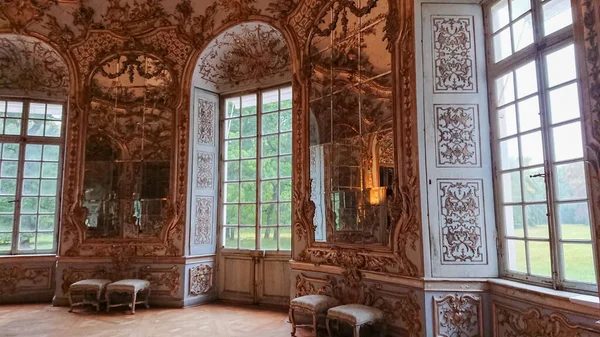 München Beieren Duitsland Augustus 2018 Interieur Van Jachthutten Het Nymphenburg — Stockfoto