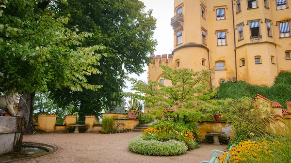 Schwangau Baviera Alemania Septiembre 2018 Castillo Hohenschwangau Palacio Del Siglo — Foto de Stock