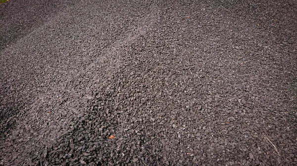 Carvão Fino Para Aquecimento Despejado Uma Grande Pilha — Fotografia de Stock