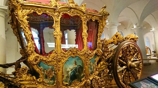 München Bayern Tyskland Augusti 2018 Carriages Elements Nymphenburg Palace Carriage — Stockfoto