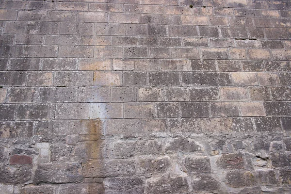 Antiguos Muros Piedra Defensiva Del Castillo — Foto de Stock