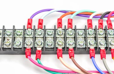 Tel bağlayıcı terminal.