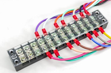 Tel bağlayıcı terminal.