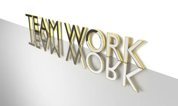 Teamwork 3d text. — Stock Photo, Image