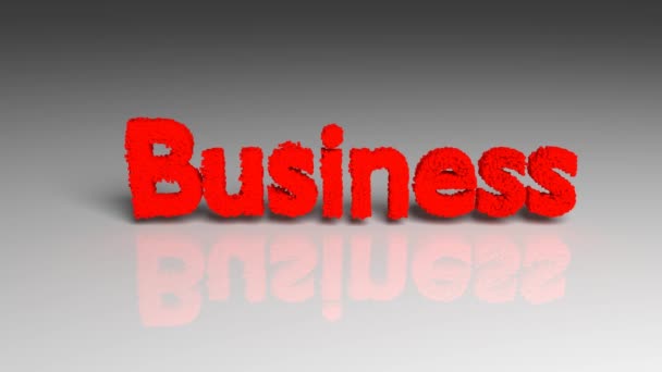 Business, 3d animatie. — Stockvideo
