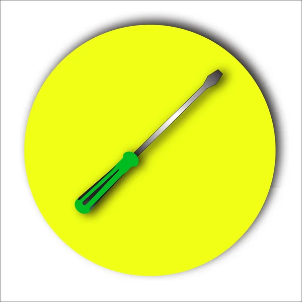 Screwdriver icon vector. — Stock Vector