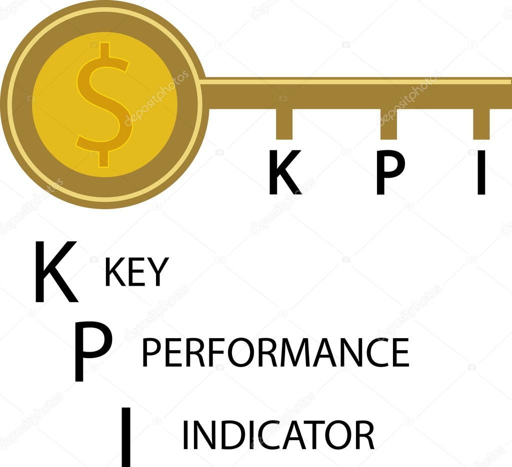 Key icon with word KPI