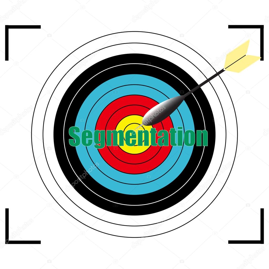 Segmentation word Vector, business concept.