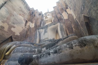 Sukhothai Tarihi Parkı 'ndaki Wat Si Chum Tapınağı, Sukhothai Eyaleti, Tayland