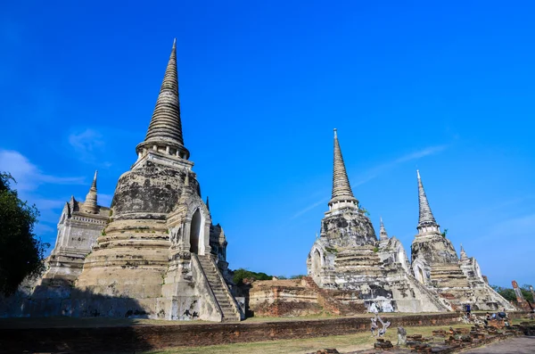 Tempel van ayuthaya, thailand, — Stockfoto