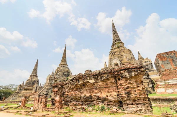 Ayutthaya historisch park, Thailand — Stockfoto