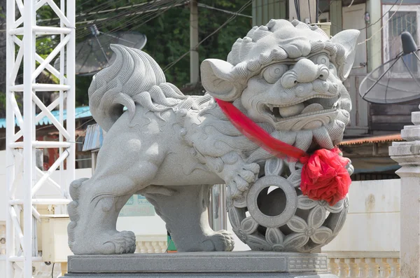 Κινεζική λιοντάρι άγαλμα. — Φωτογραφία Αρχείου