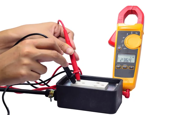 Digital volt meter. — Stock Photo, Image