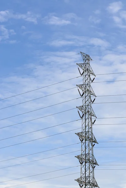 Hochspannungsmast. — Stockfoto