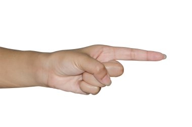 yalıtılmış zemin üzerine el.