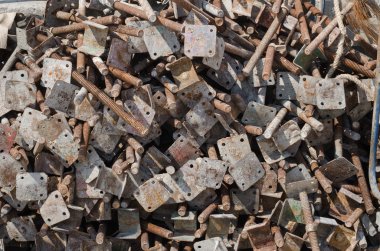 çeşitli metal donanım arka plan.