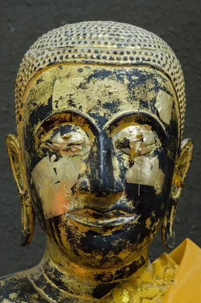 Buddha's face close up focus on eye. — Stock Photo, Image