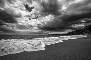 Finale Ligure siyah ve beyaz