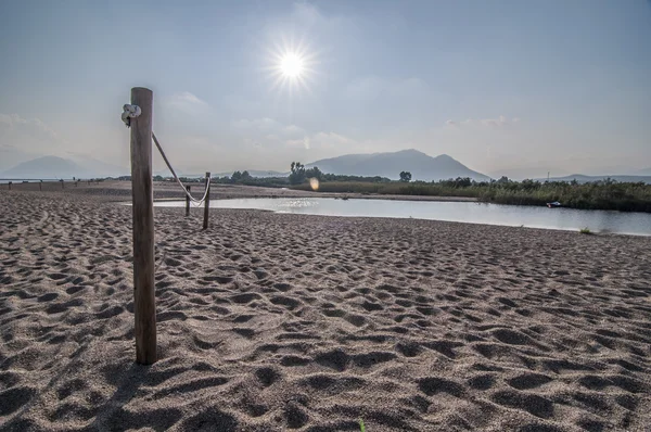 Plaży Marina di Orosei — Zdjęcie stockowe