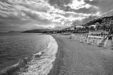 Pietra Ligure manzara bw