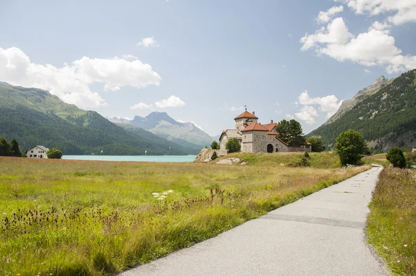 Lake Silvaplana — Stockfoto