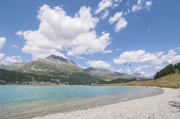 Lake Silvaplana — Stockfoto