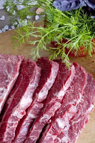 大理石の牛肉 — ストック写真