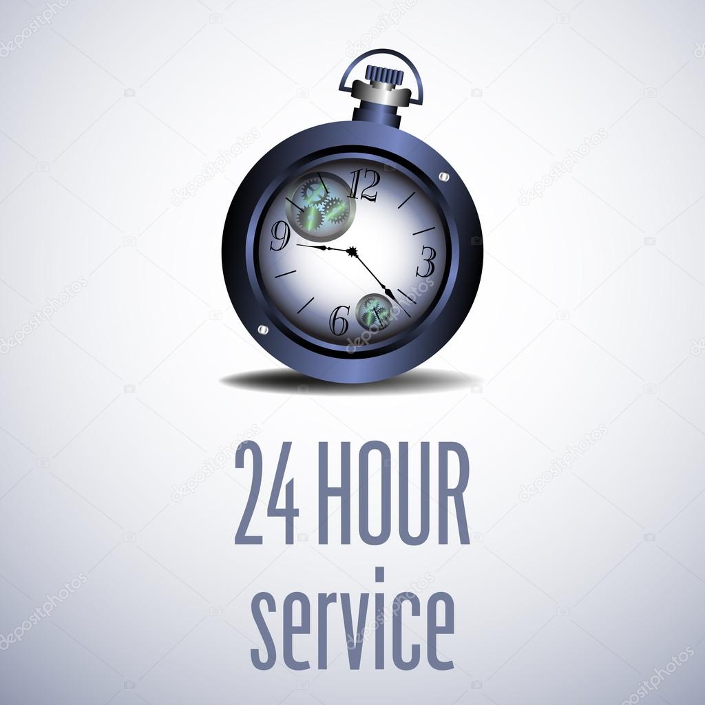 Twenty four hour service