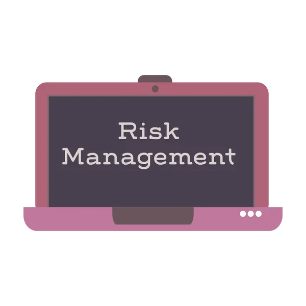 Concetto di gestione del rischio — Vettoriale Stock