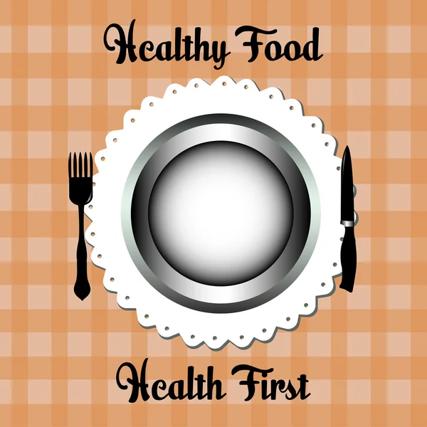 Έννοια υγιεινής διατροφής — Διανυσματικό Αρχείο