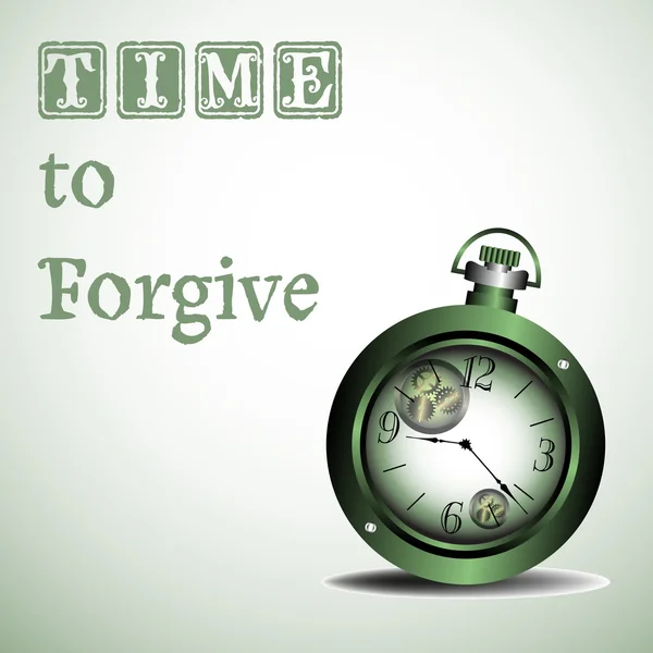 Time to forgive — Stock Vector